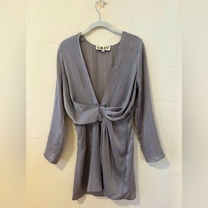 CRIV long sleeve grey dress in great condition